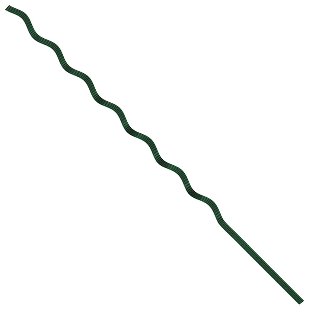 Supporto per piante 5 pz Verde 170 x 0,6 x 0,6 cm Acciaio