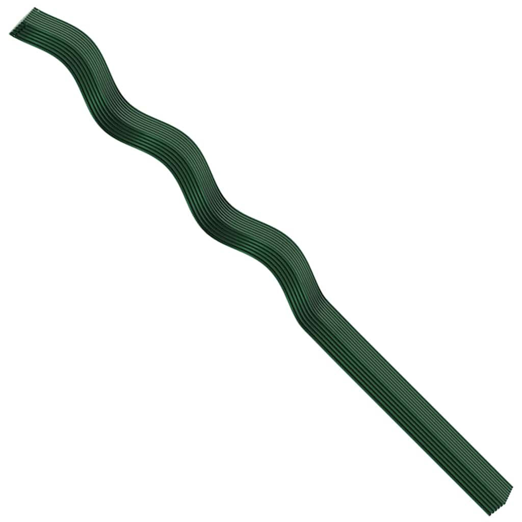 Supporto per piante 50 pz Verde 110 x 0.6 x 0.6 cm Acciaio