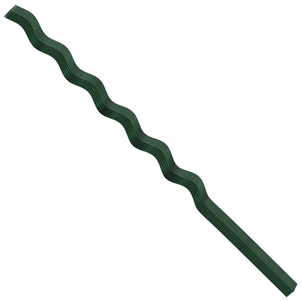 Supporto per piante 50 pz Verde 150 x 0,6 x 0,6 cm Acciaio