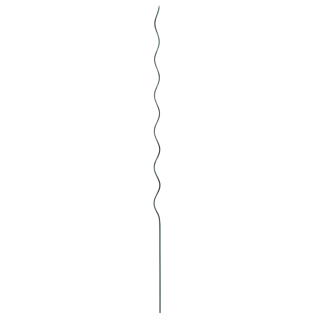 Supporto per piante 5 pz Verde 150 x 0,6 x 0,6 cm Acciaio