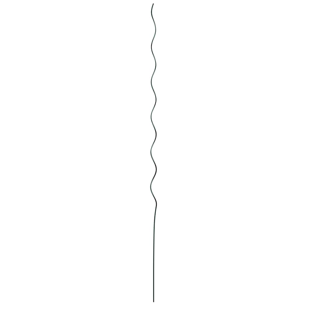 Supporto per piante 5 pz Verde 150 x 0,6 x 0,6 cm Acciaio