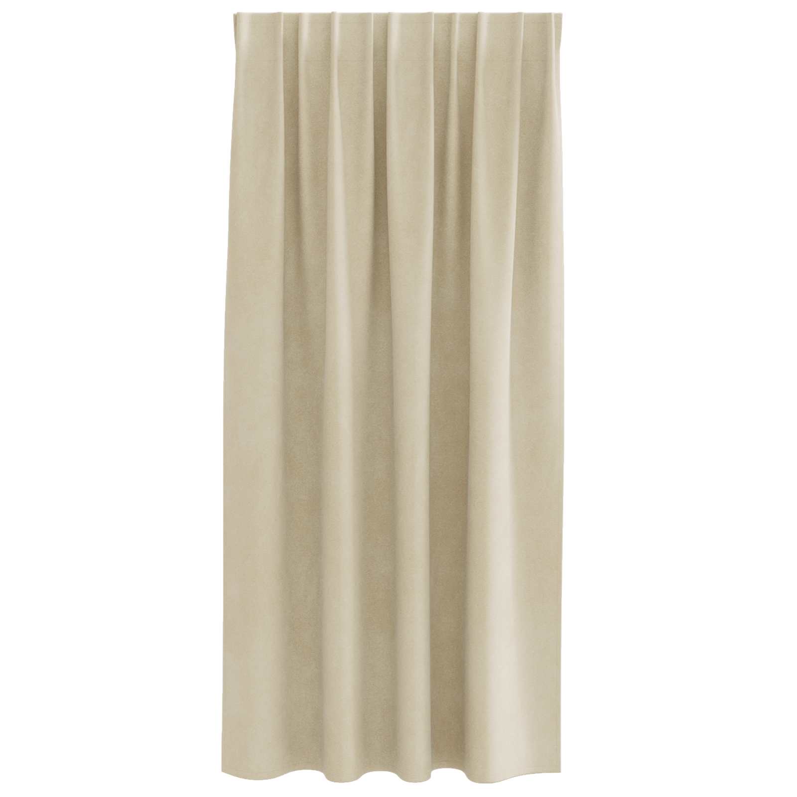 Tende 2 pz Crema 140 x 175 cm Velluto