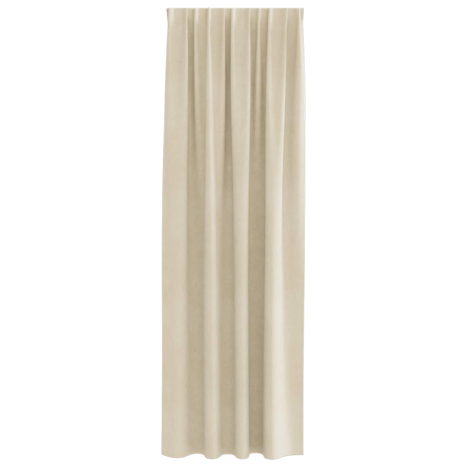 Tende 2 pz Crema 140 x 260 cm Velluto