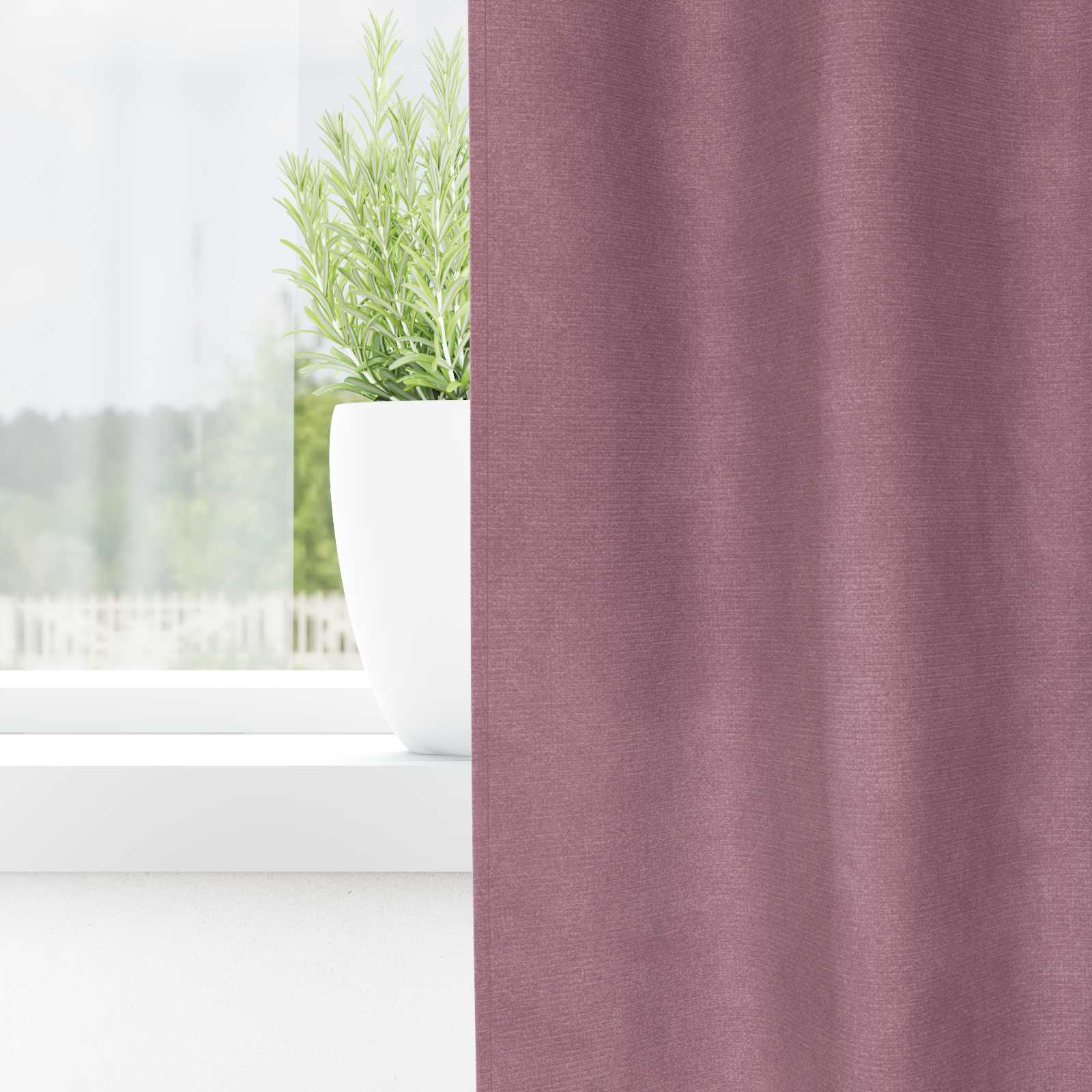 Tende 2 pz Rosa scuro 140 x 175 cm Velluto