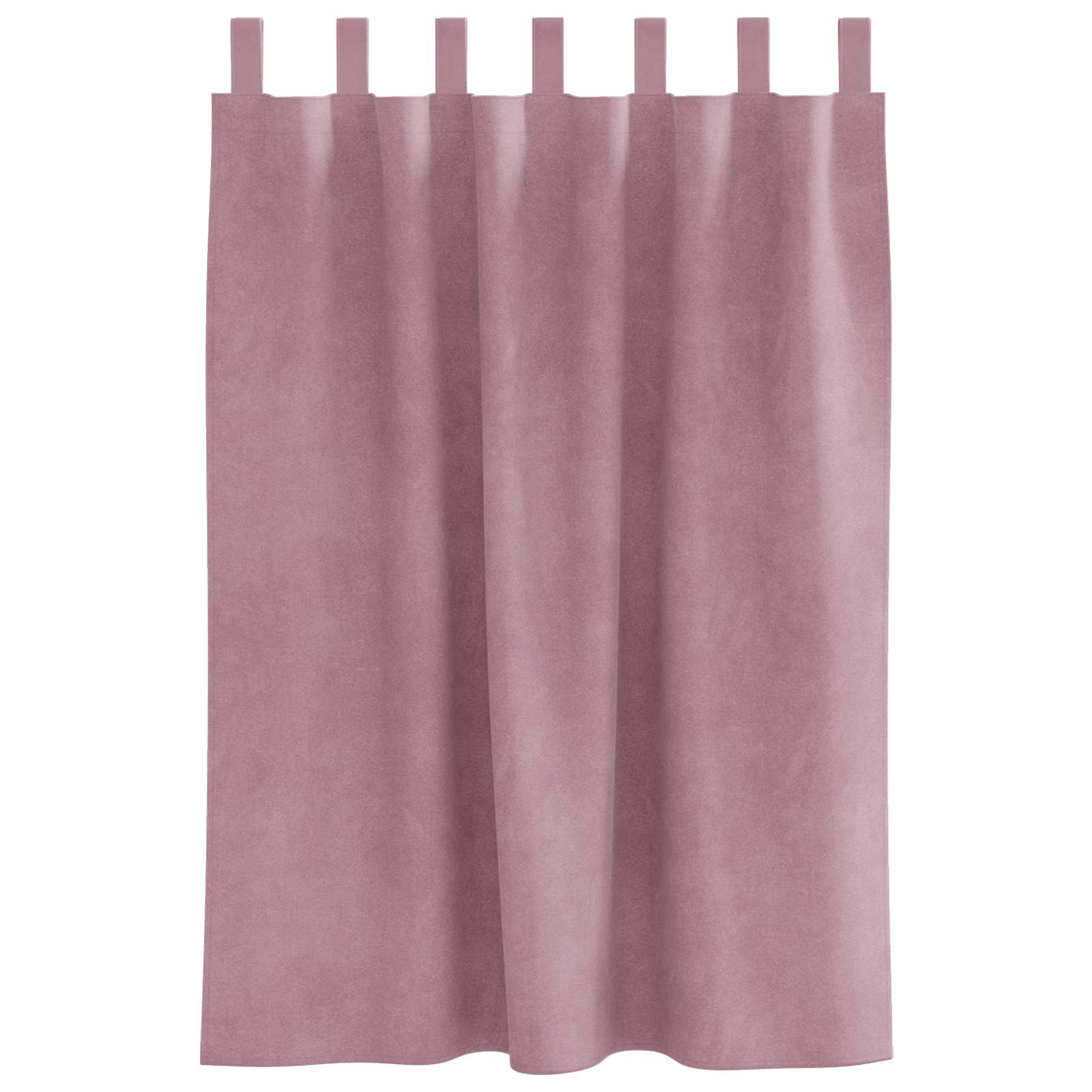 Tende 2 pz Rosa scuro 140 x 140 cm Velluto