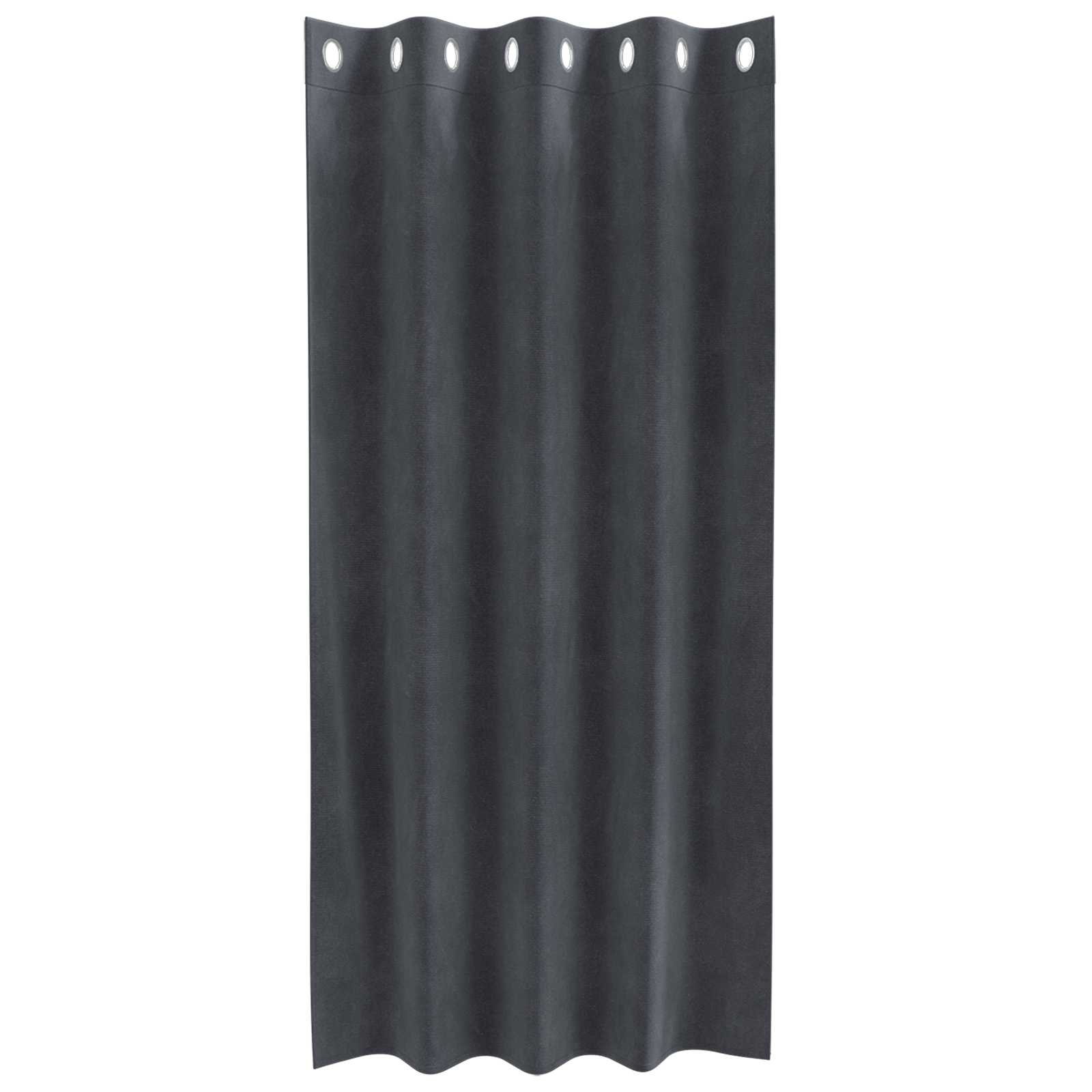 Tende 2 pz Grigio Chiaro 140 x 175 cm Velluto
