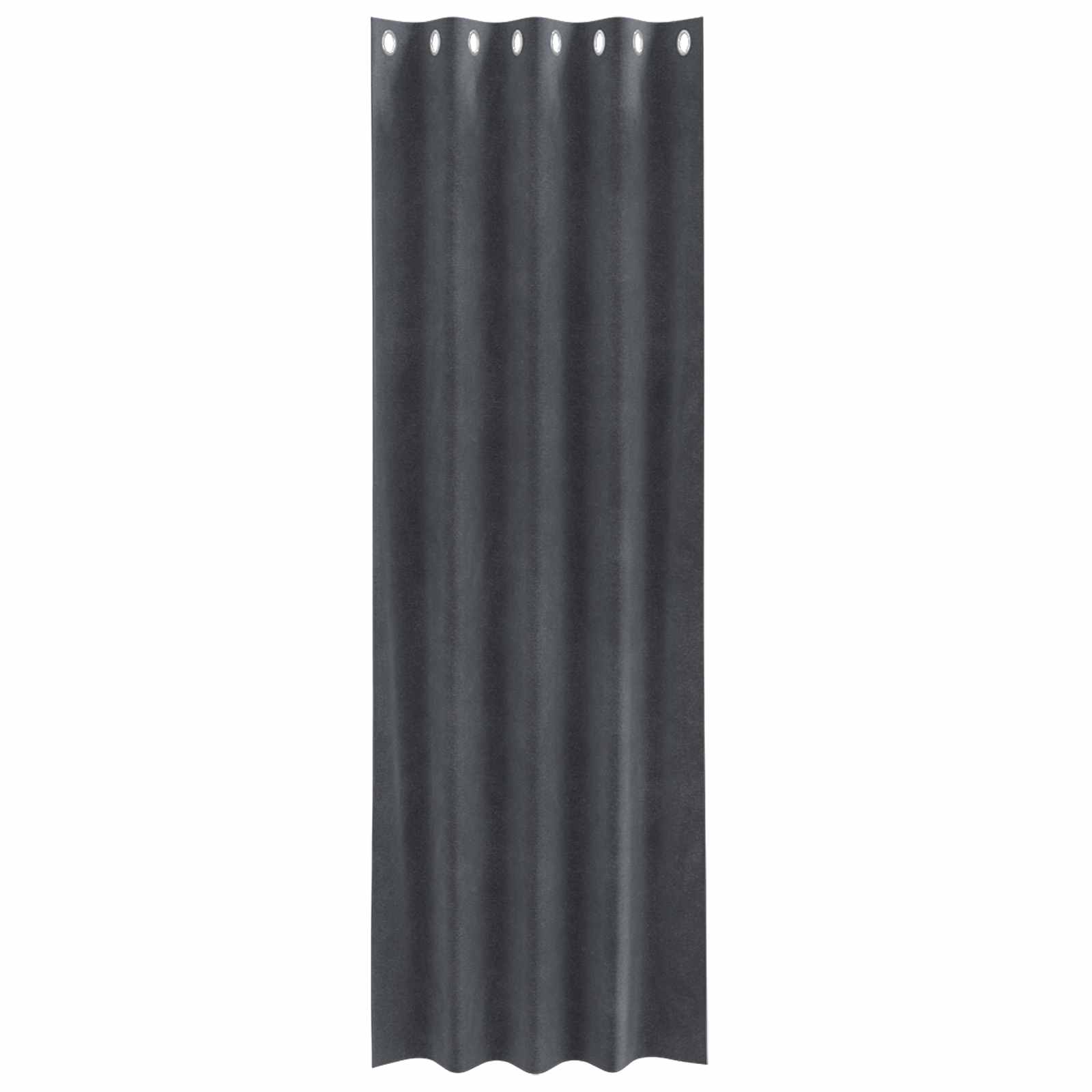 Tende 2 pz Grigio Chiaro 140 x 260 cm Velluto
