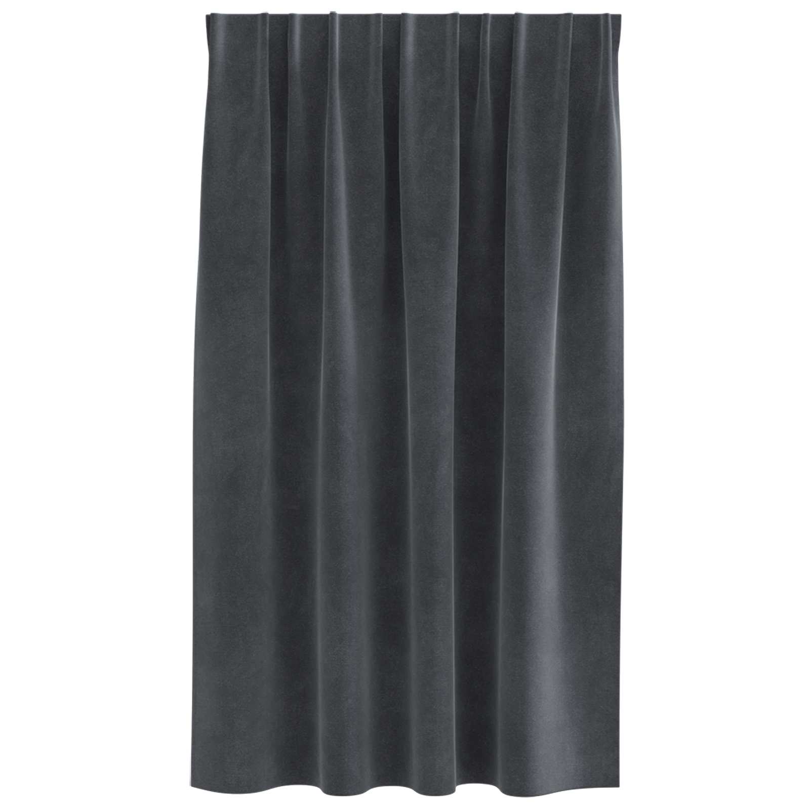 Tende 2 pz Grigio Chiaro 140 x 140 cm Velluto