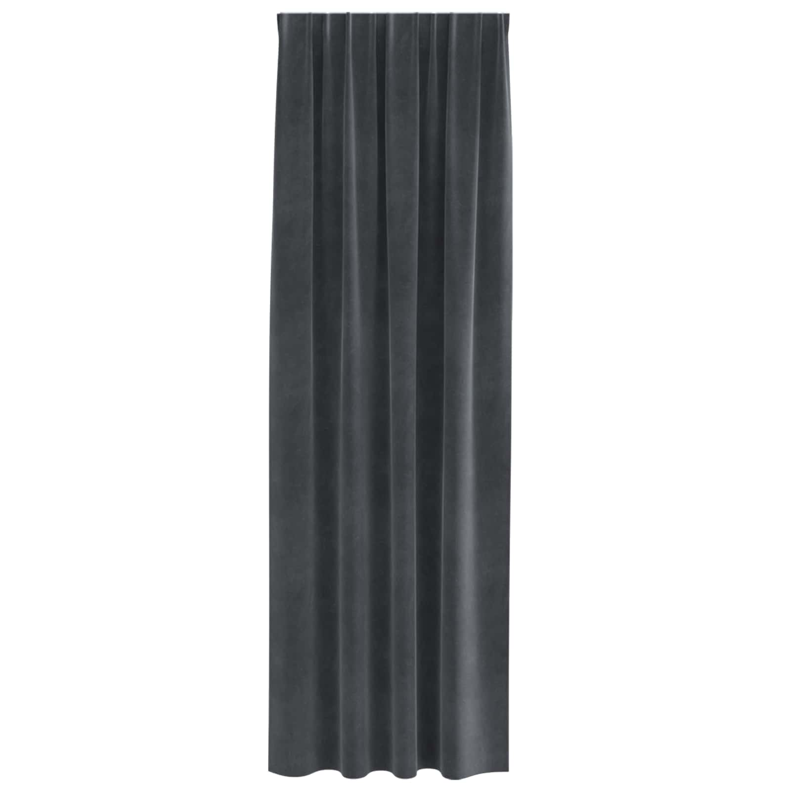 Tende 2 pz Grigio Chiaro 140 x 225 cm Velluto
