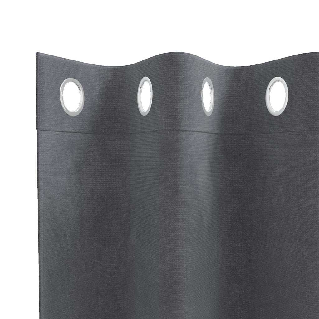 Tende 2 pz Grigio Chiaro 140 x 140 cm Velluto