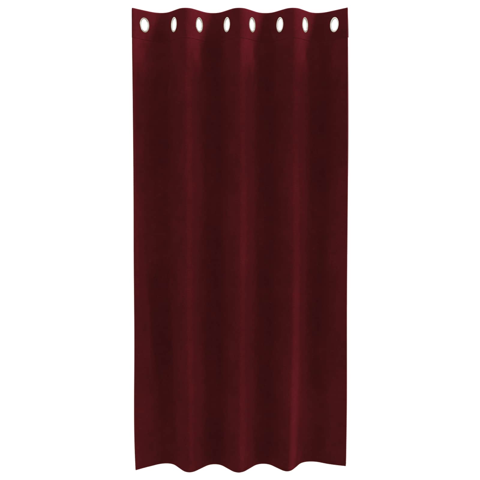 Tende 2 pz Rosso Vino 140 x 175 cm Velluto