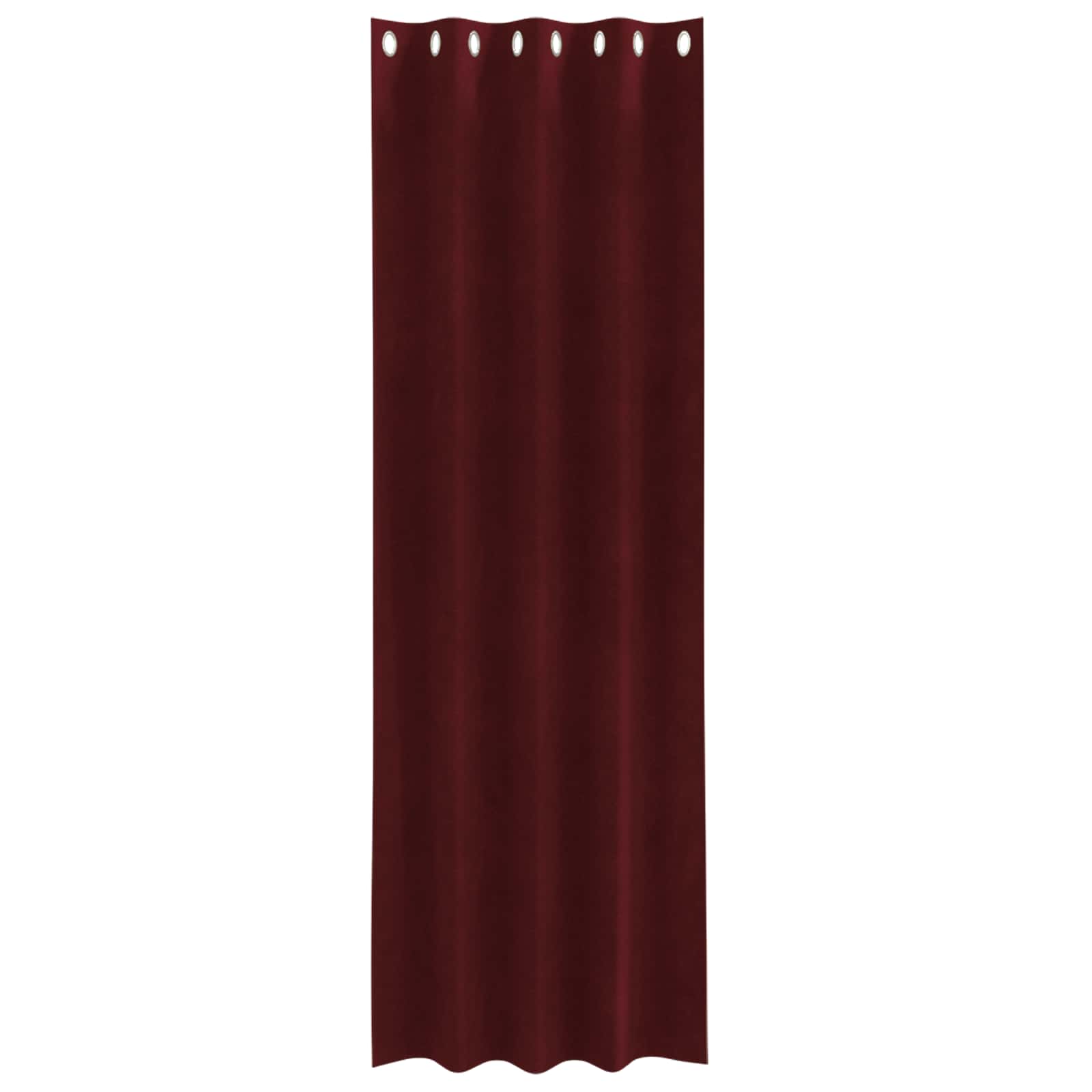 Tende 2 pz Rosso Vino 140 x 245 cm Velluto