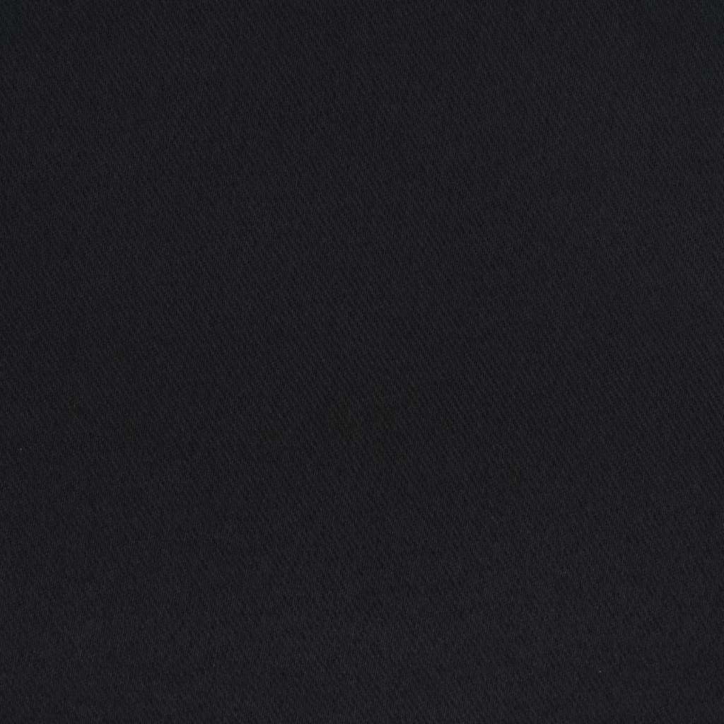 Tende Blackout con Anelli 2 pz Nero 260 x 140 cm Poliestere