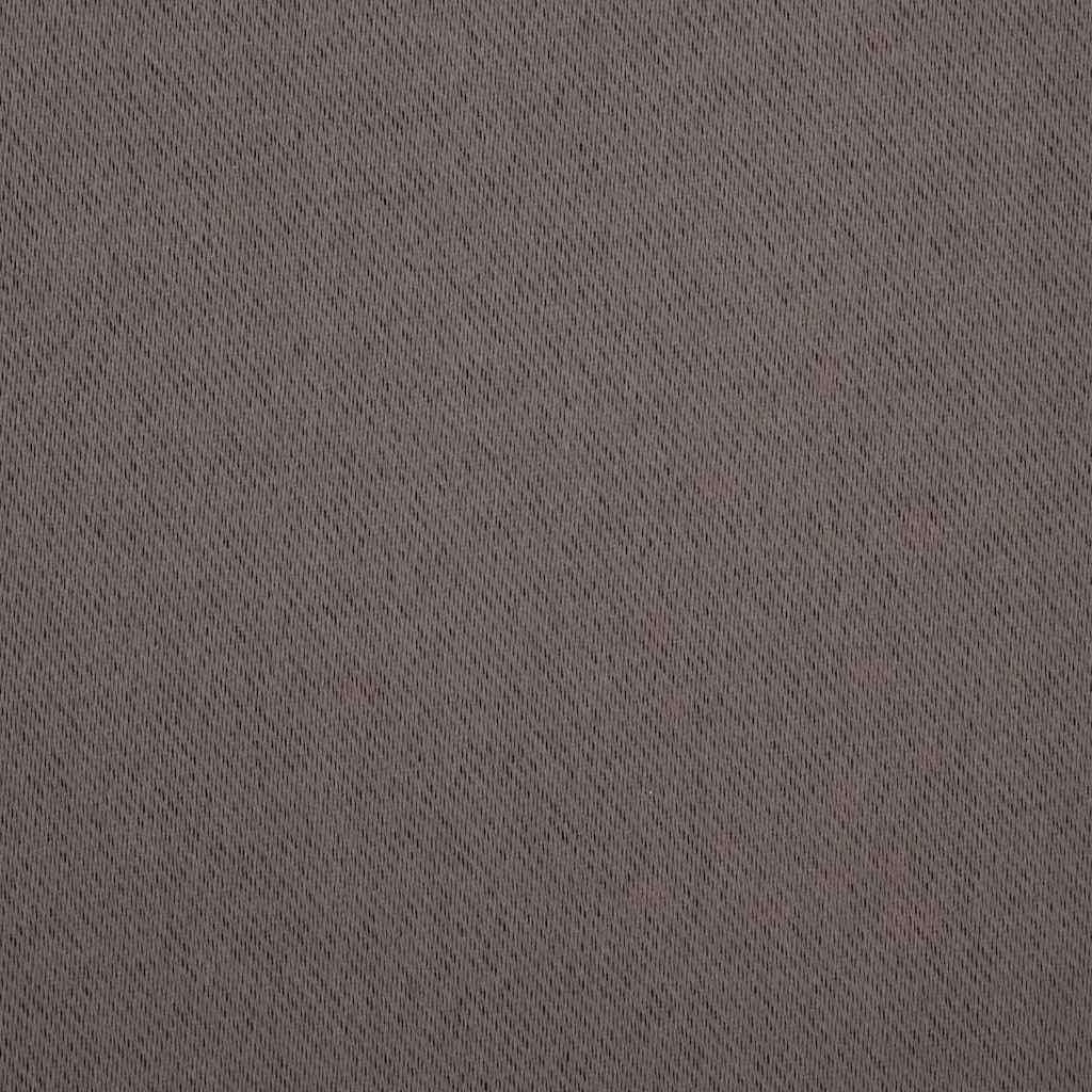 Tende Blackout con Anelli 2 pz Marrone Scuro 140 x 140 cm