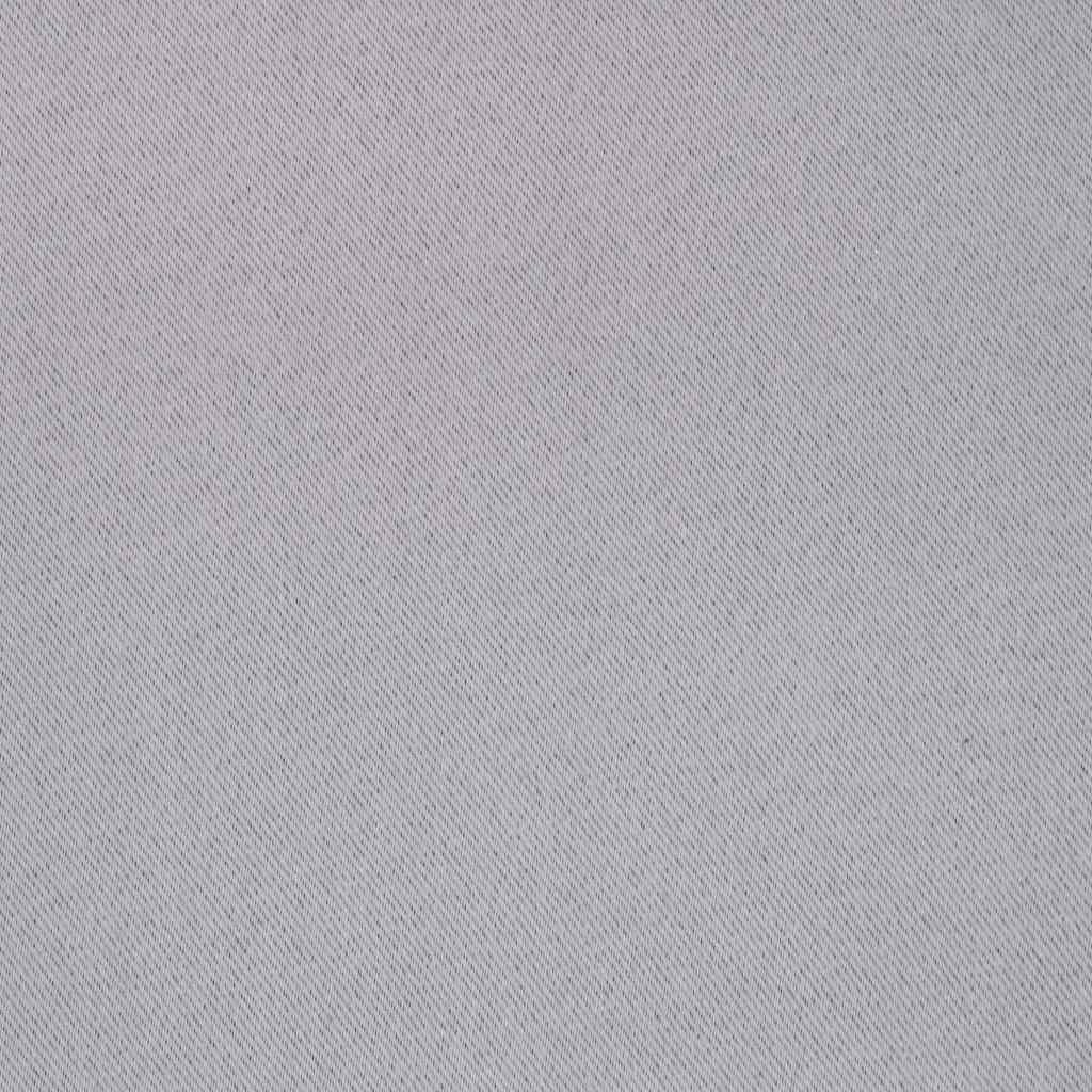 Tende Blackout con Anelli 2 pz Grigio Metallico 260 x 140 cm