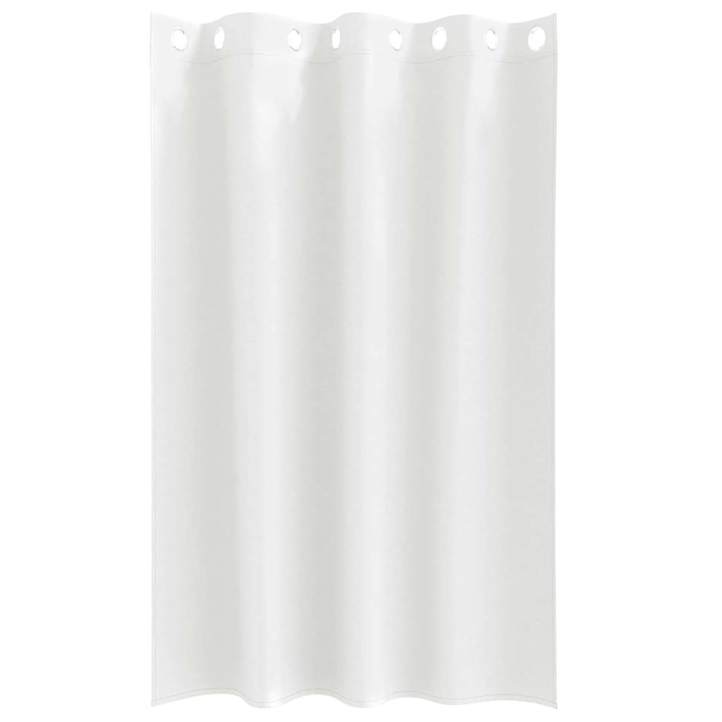 Tende Blackout con Anelli 2 pz Bianco Puro 175 x 140 cm