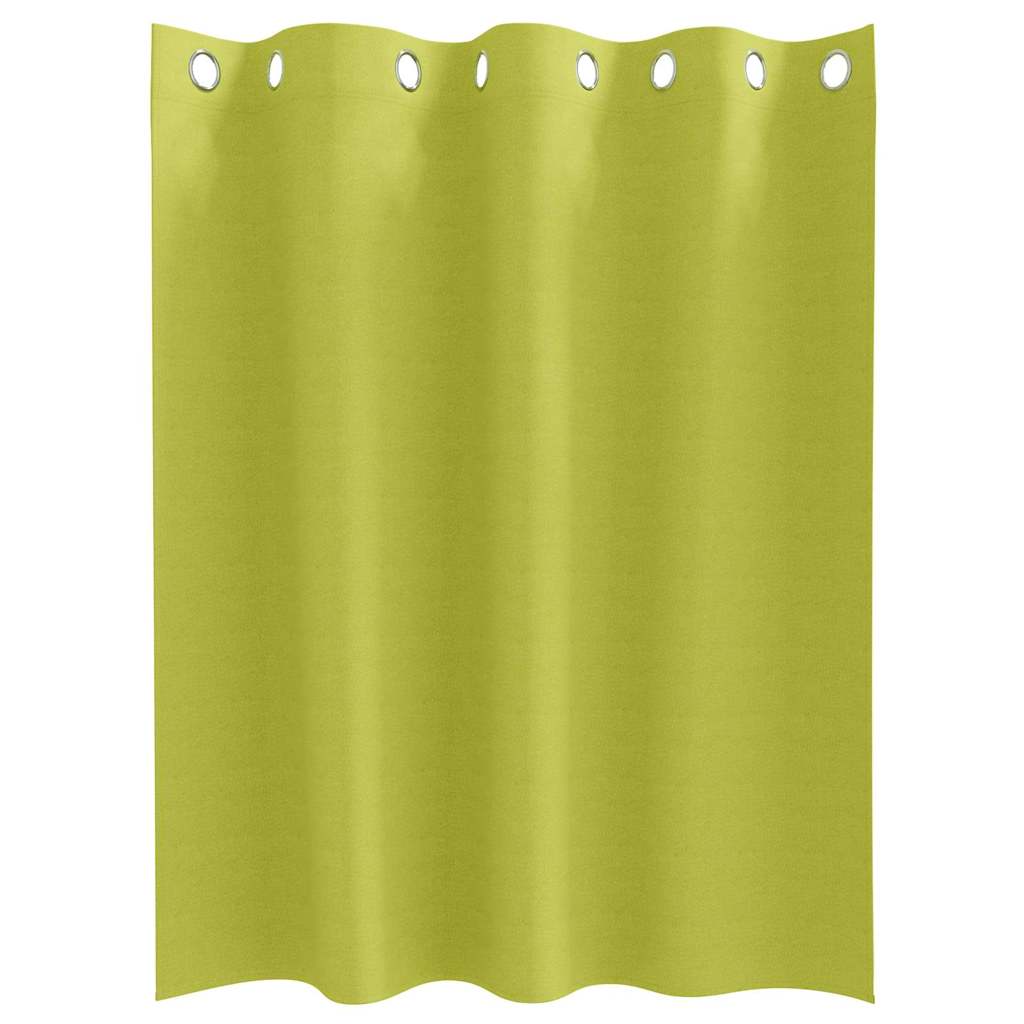 Tende Blackout con Anelli 2 pz Verde 140 x 140 cm Poliestere