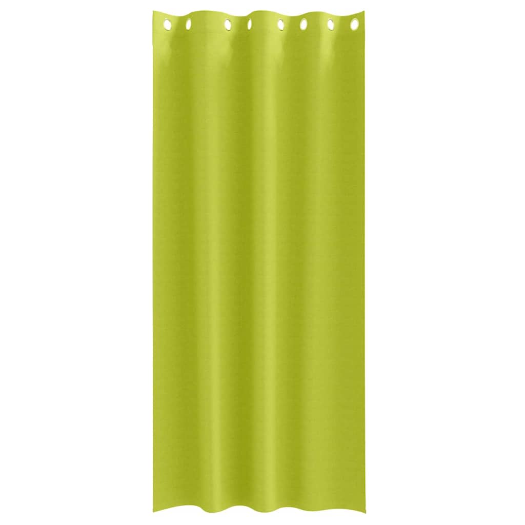 Tende Blackout con Anelli 2 pz Verde 245 x 140 cm Poliestere