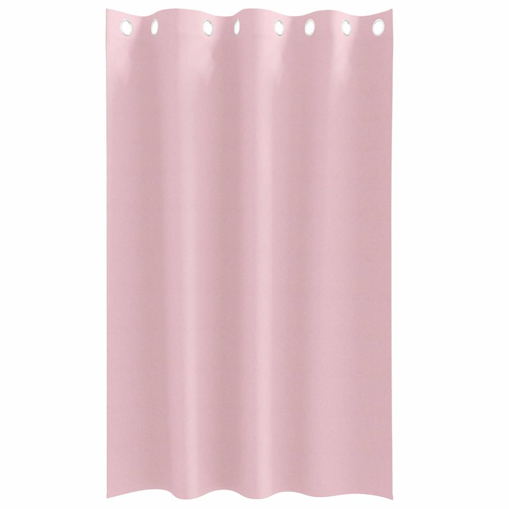 Tende Blackout con Anelli 2 pz Rosa baby 175 x 140 cm