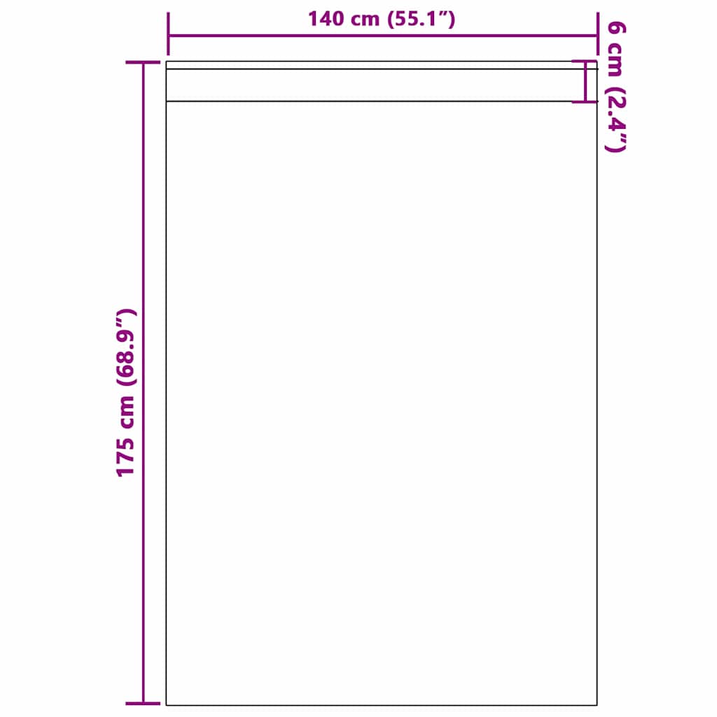 Tende Blackout con Anelli 2 pz Grigio Chiaro 175 x 140 cm