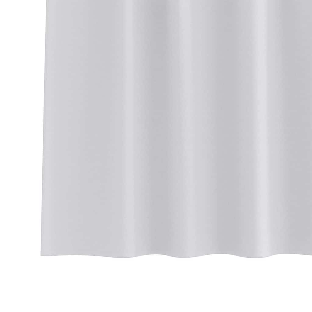 Tende Blackout con Anelli 2 pz Grigio Chiaro 245 x 140 cm