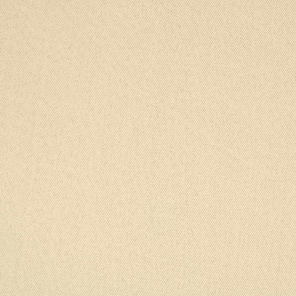 Tende Blackout con Anelli 2 pz Crema 245 x 140 cm Poliestere