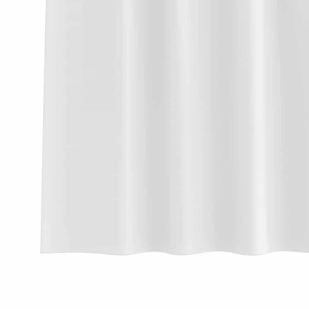 Tende Blackout con Anelli 2 pz Bianco Puro 245 x 140 cm