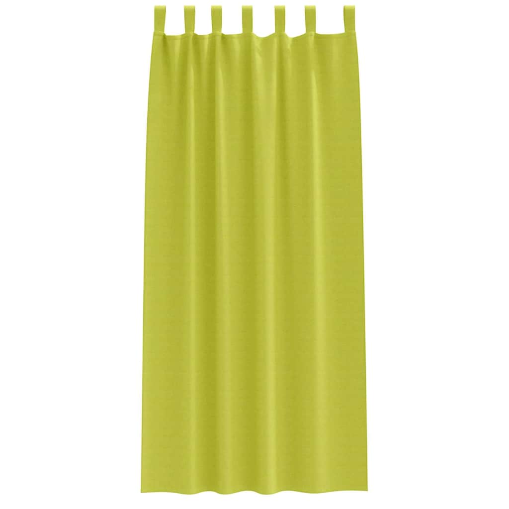 Tende Blackout con Anelli 2 pz Verde 225 x 140 cm Poliestere
