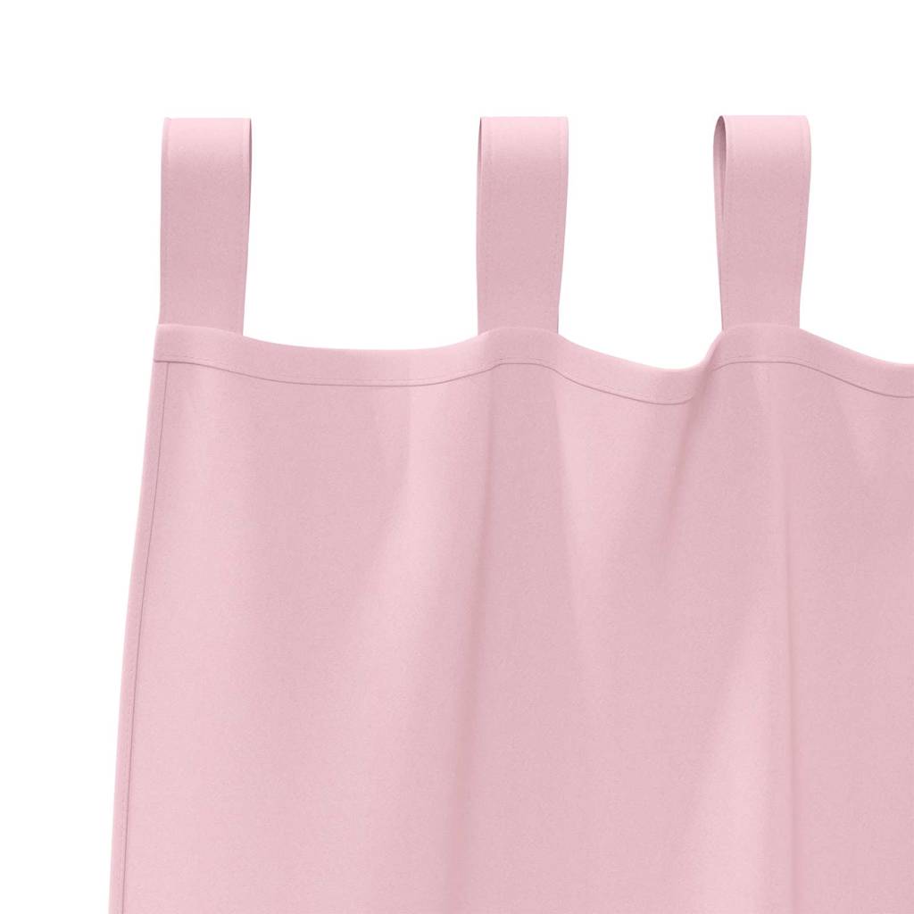 Tende Blackout con Anelli 2 pz Rosa baby 245 x 140 cm
