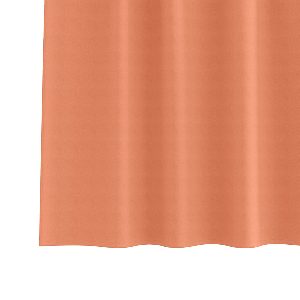 Tende Blackout con Anelli 2 pz Terracotta 175 x 140 cm