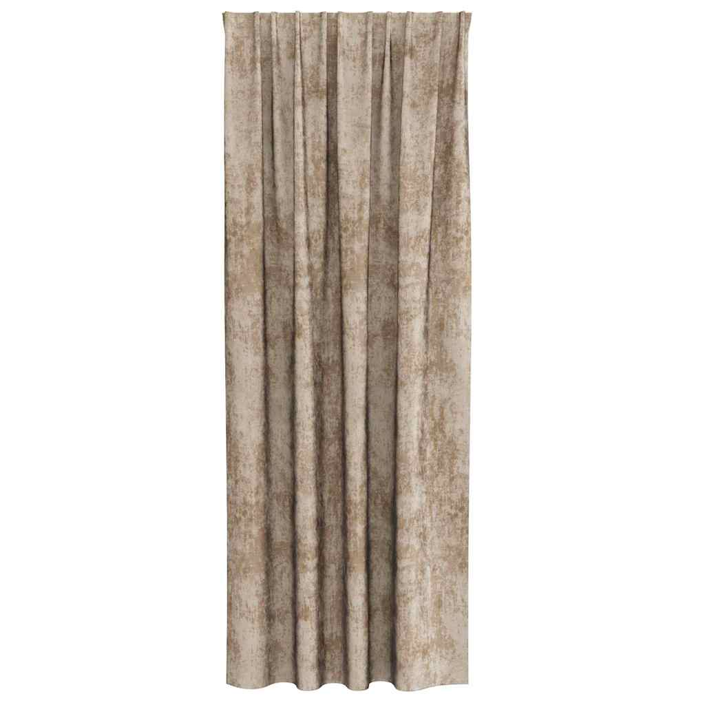 Tende in Velluto 2 pz Champagne 260 x 140 cm Velluto