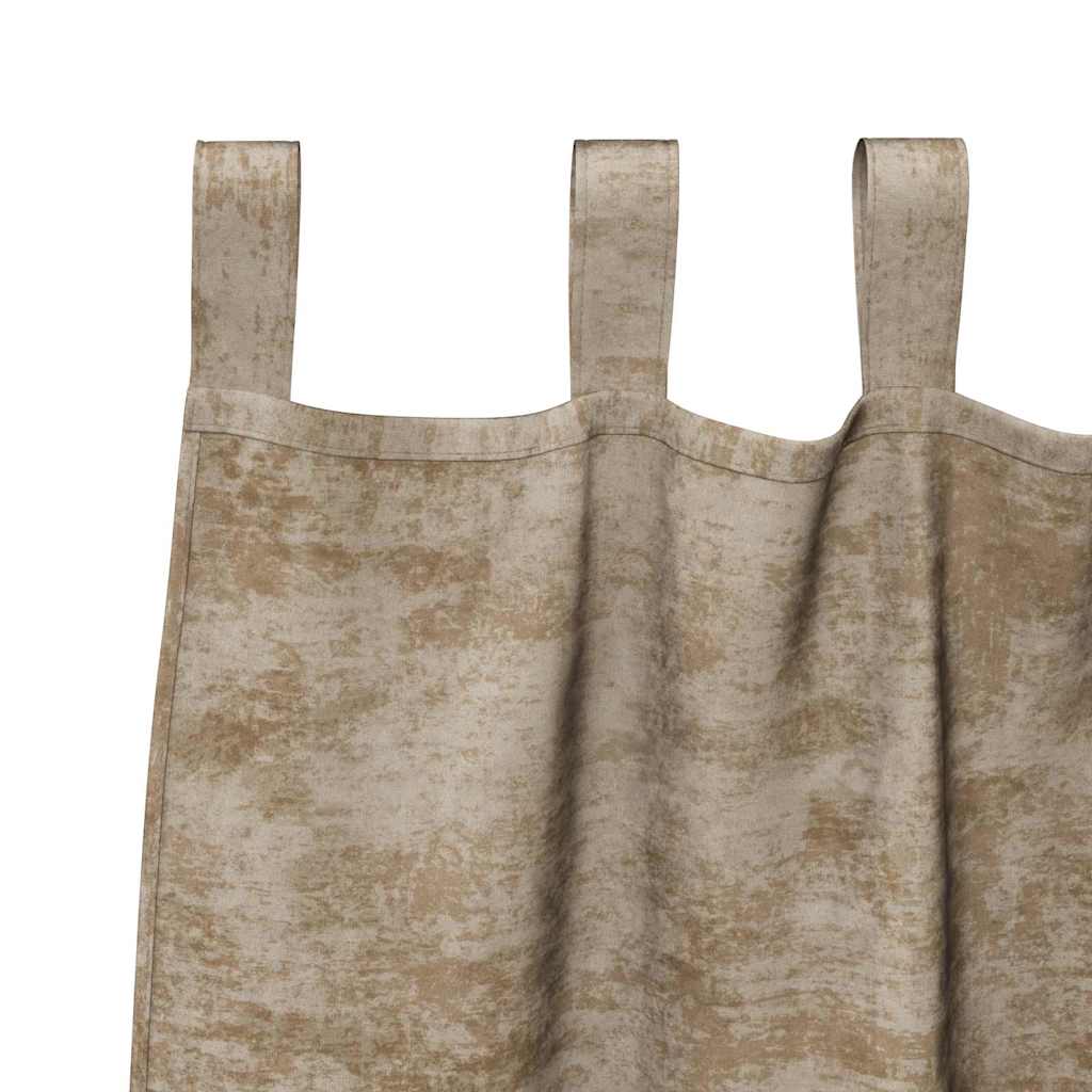 Tende in Velluto 2 pz Champagne 175 x 140 cm Velluto