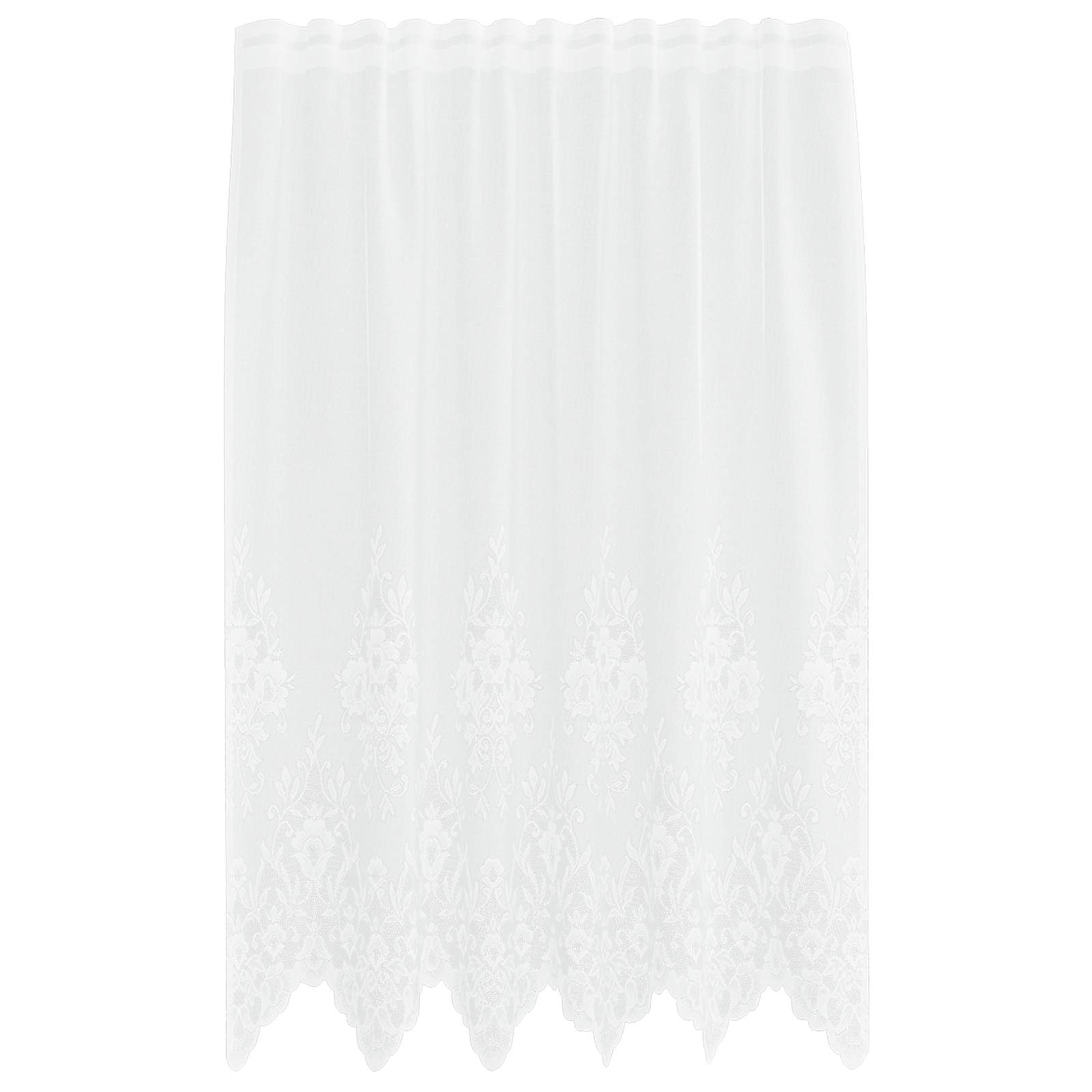 Tenda in Pizzo Bianco 180 x 150 cm Poliestere