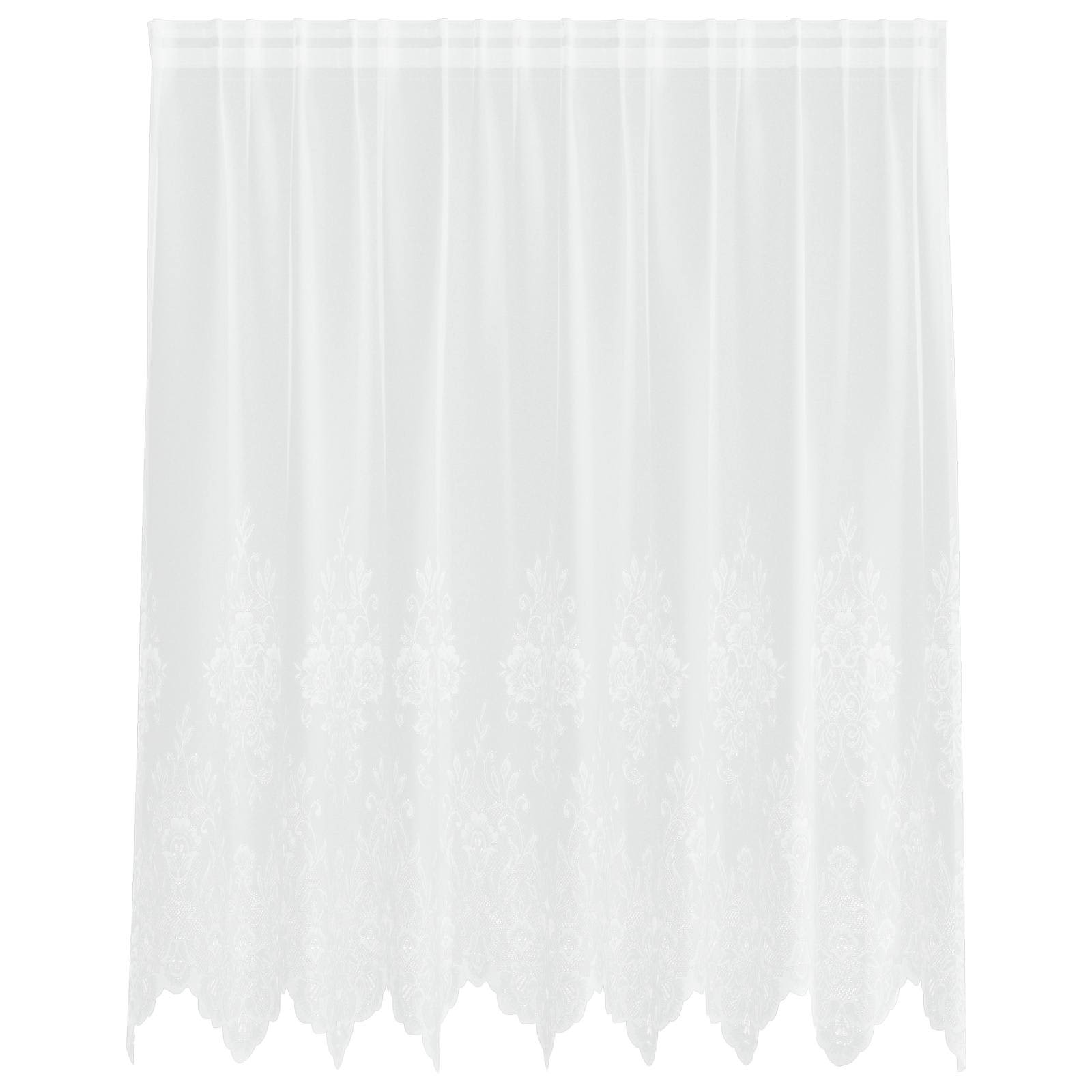 Tenda in Pizzo Bianco 180 x 200 cm Poliestere