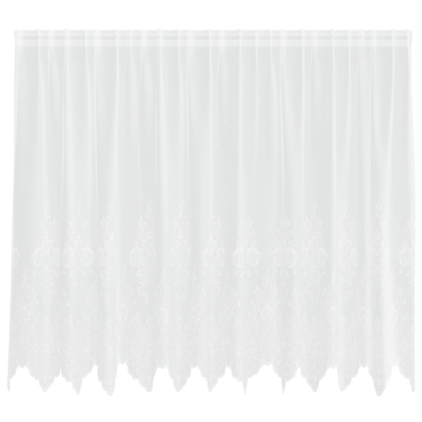 Tenda in Pizzo Bianco 180 x 300 cm Poliestere