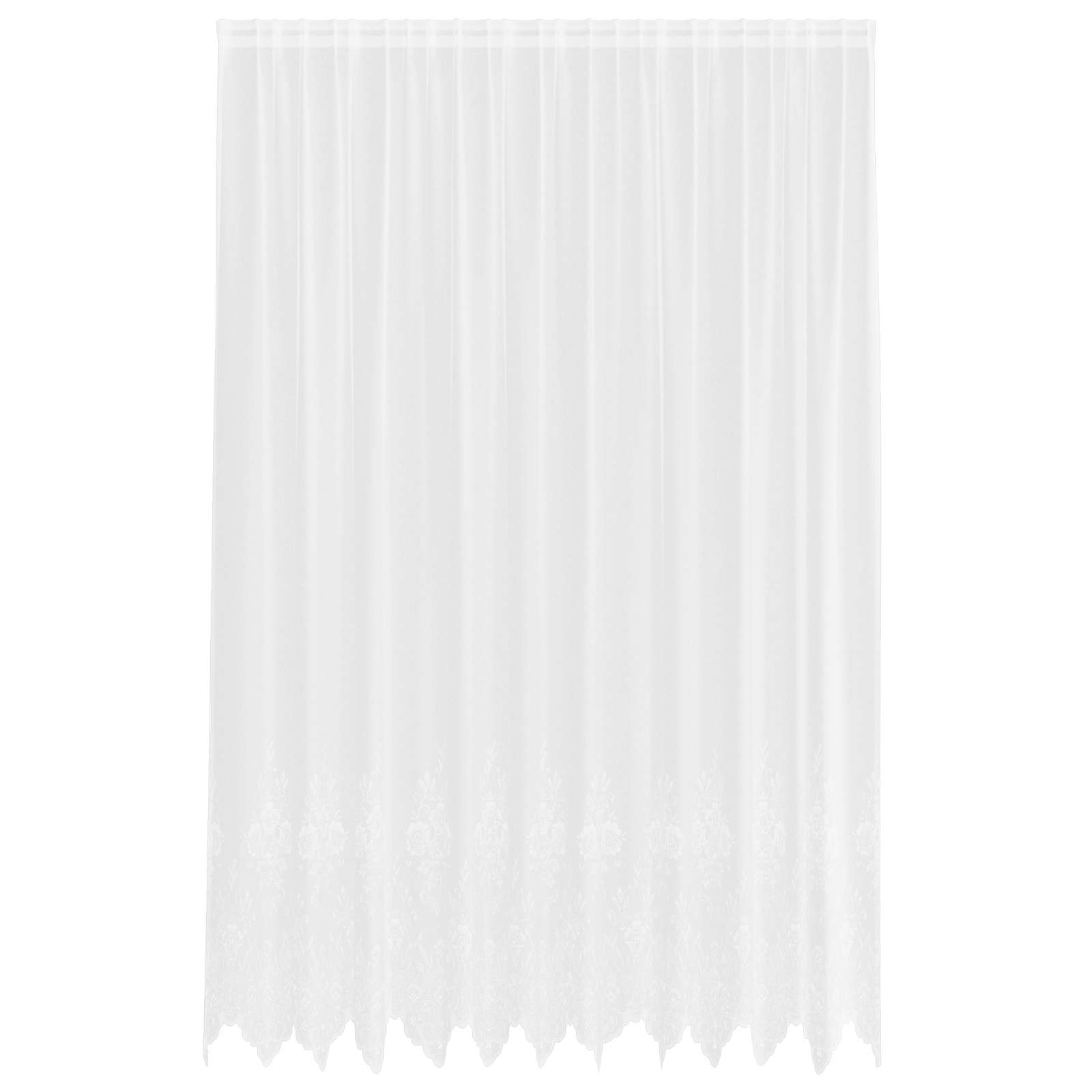 Tenda in Pizzo Bianco 280 x 300 cm Poliestere