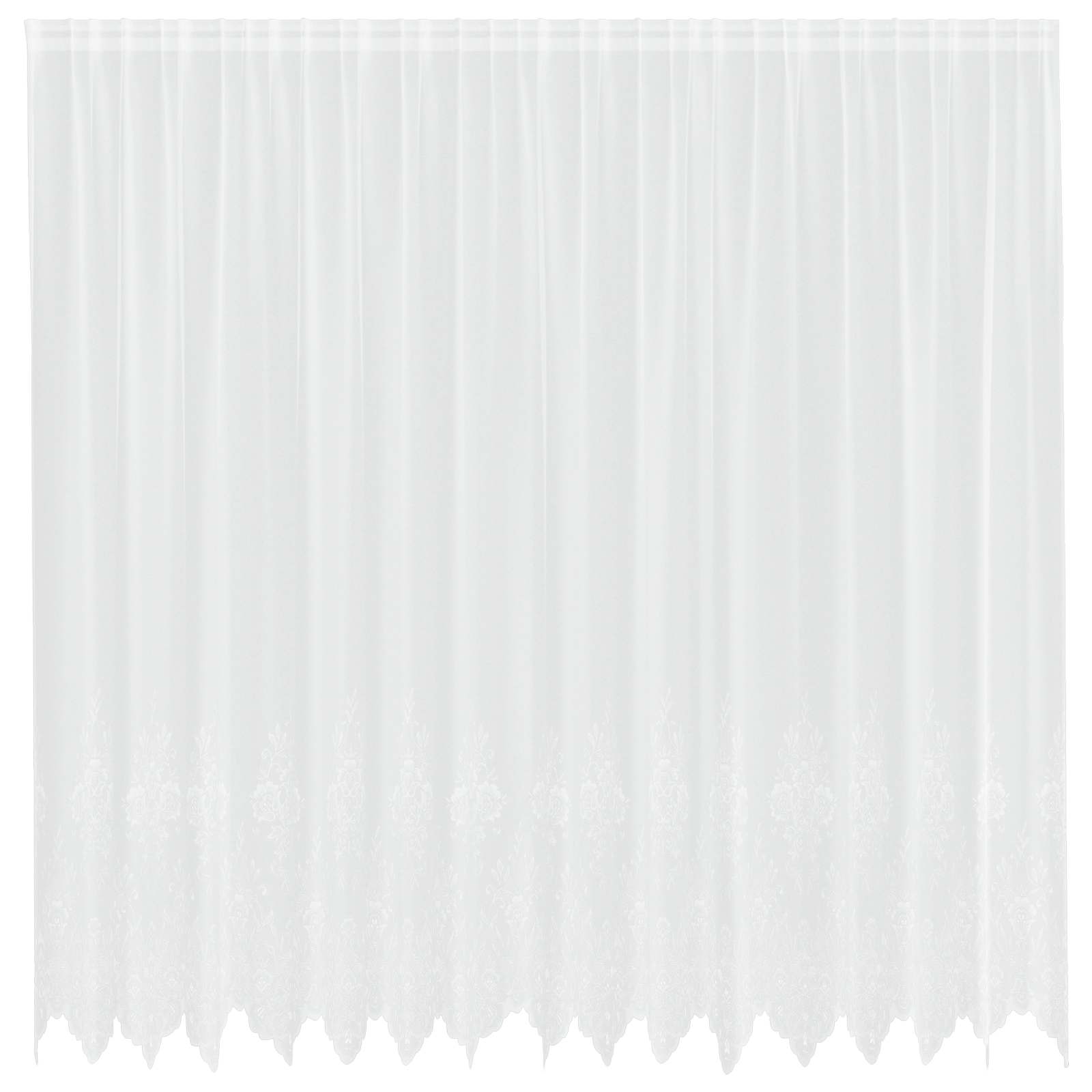 Tenda in Pizzo Bianco 245 x 400 cm Poliestere