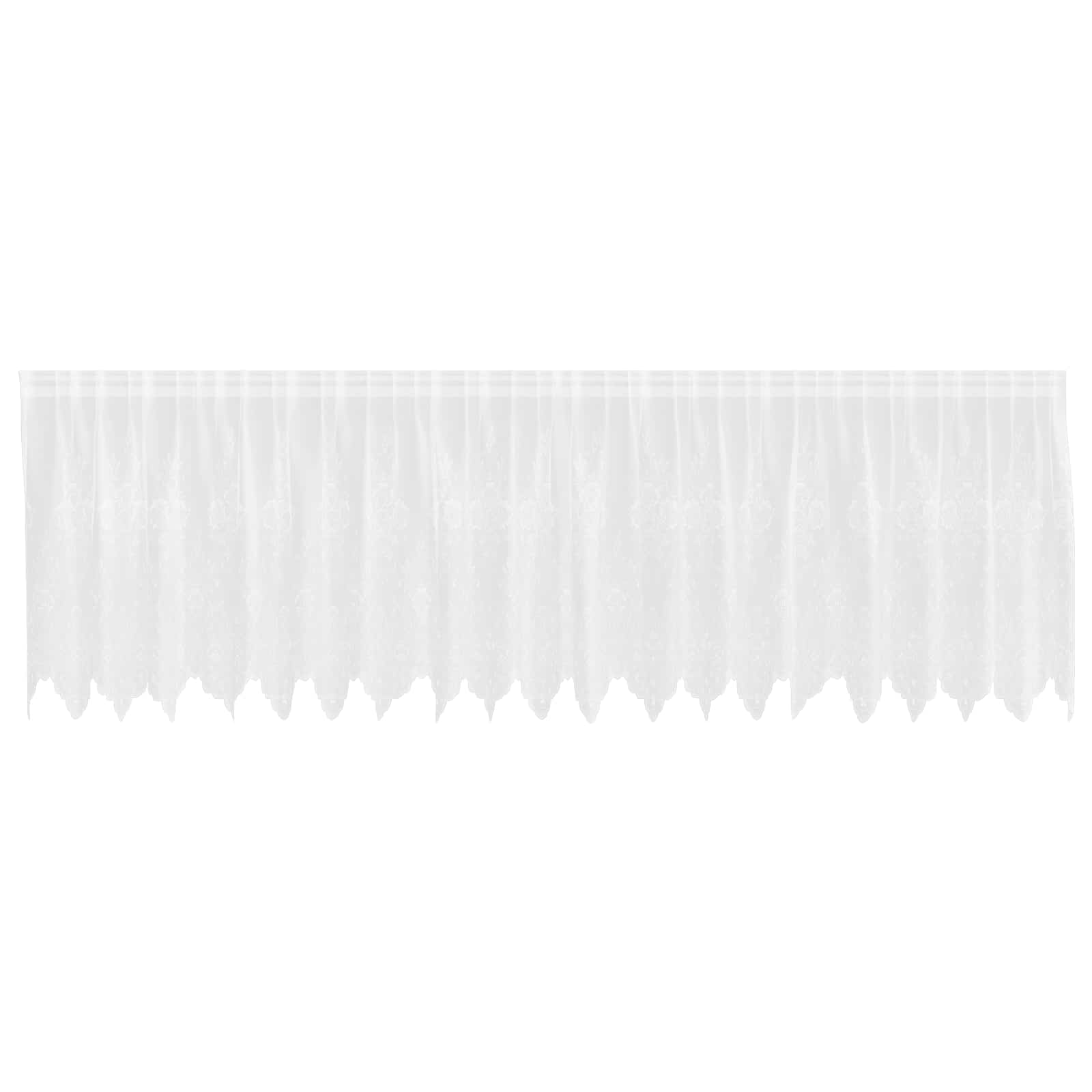 Tenda in Pizzo Bianco 80 x 500 cm Poliestere