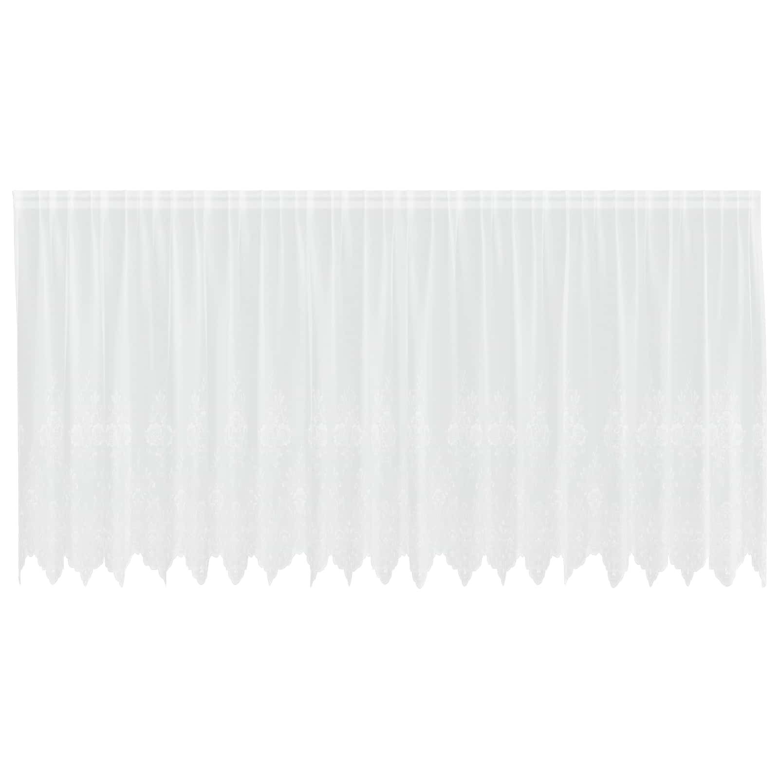 Tenda in Pizzo Bianco 180 x 500 cm Poliestere