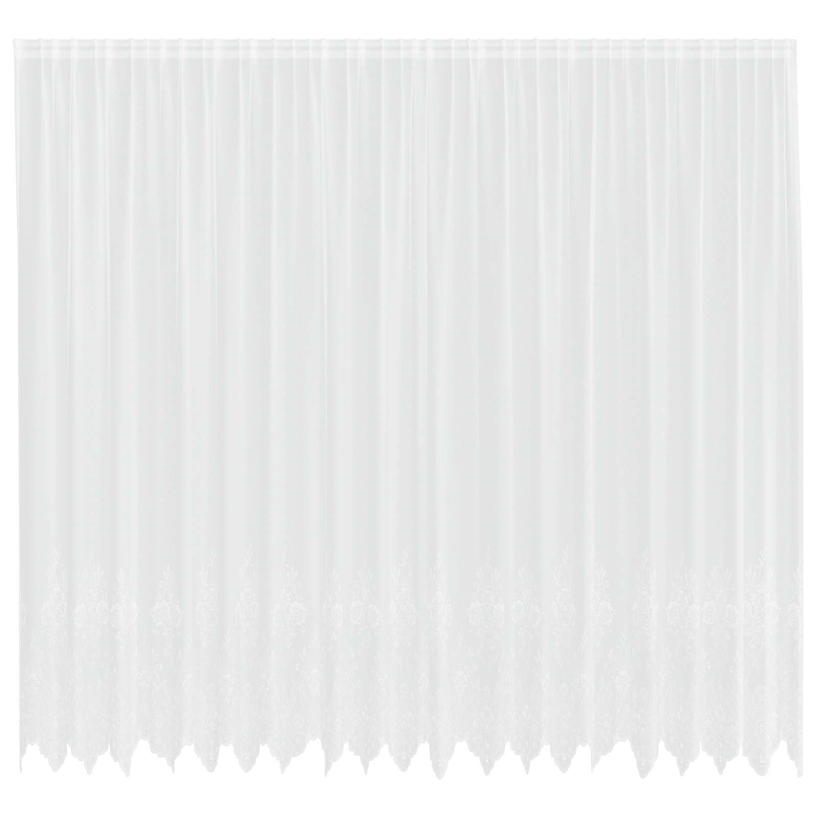 Tenda in Pizzo Bianco 260 x 500 cm Poliestere