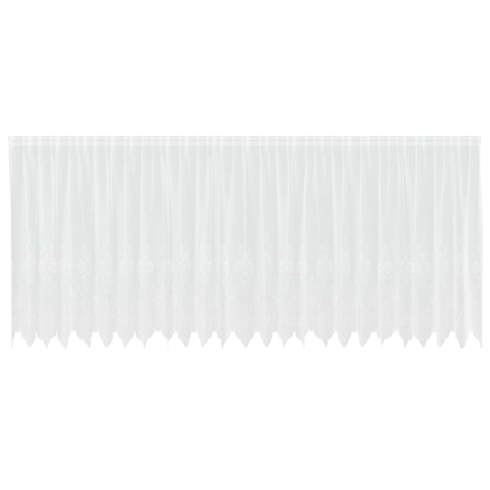 Tenda in Pizzo Bianco 180 x 600 cm Poliestere