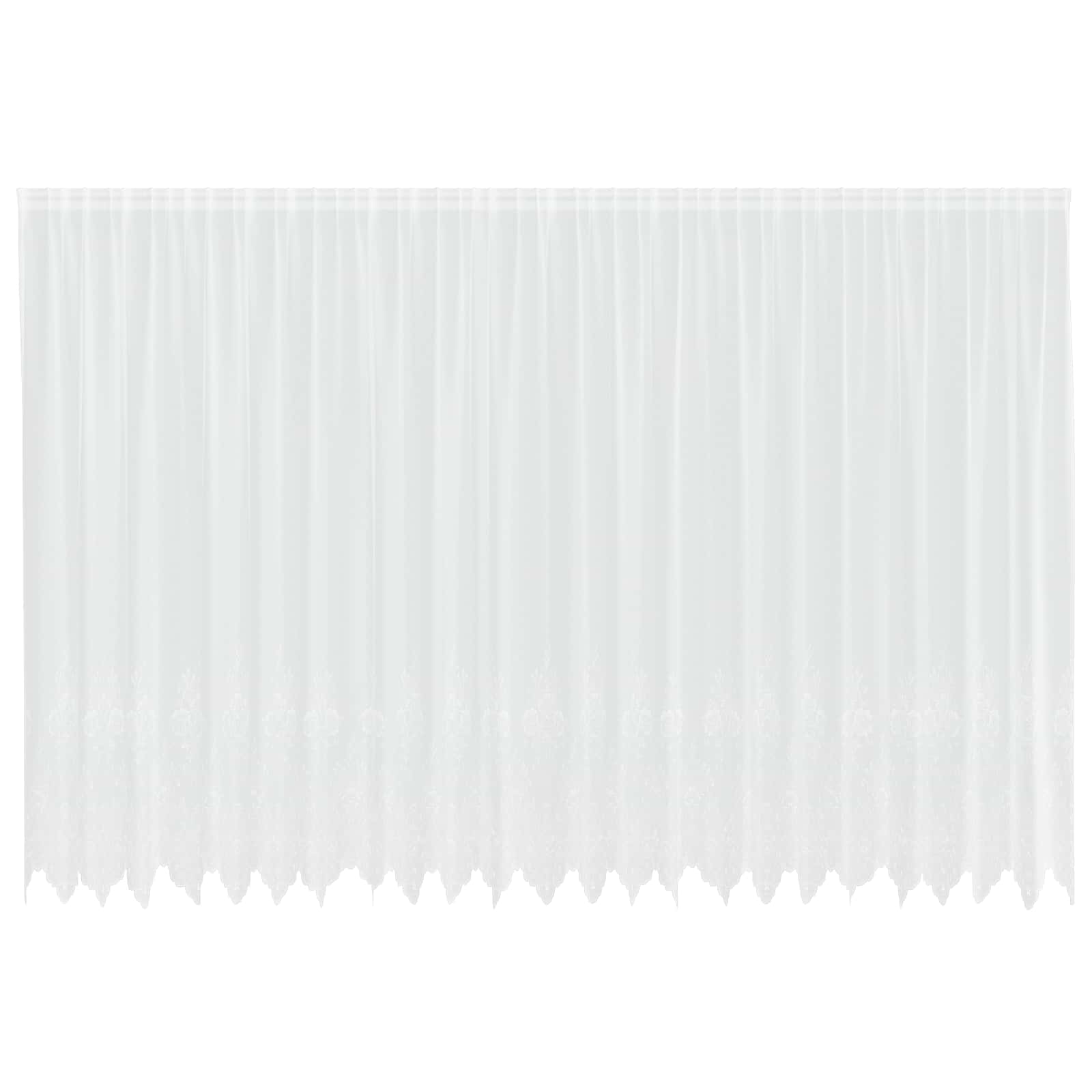 Tenda in Pizzo Bianco 200 x 600 cm Poliestere