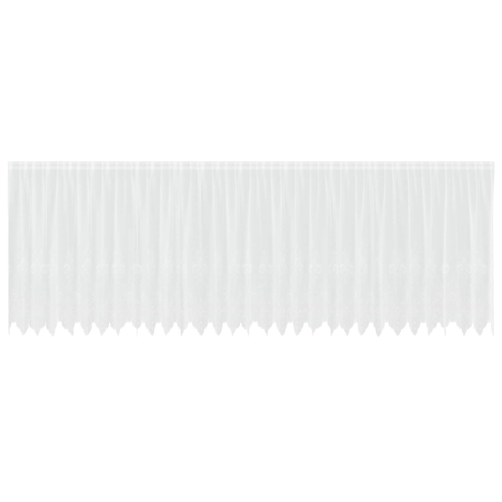 Tenda in Pizzo Bianco 180 x 750 cm Poliestere