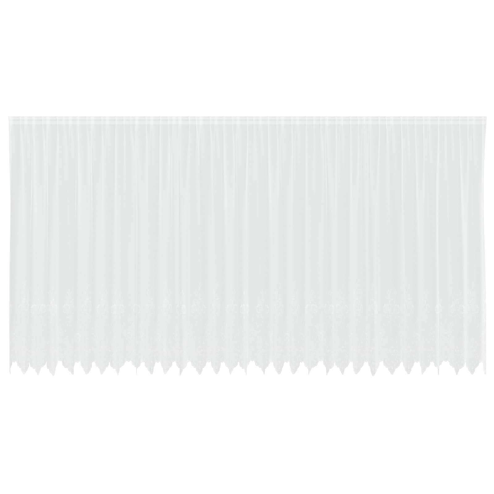 Tenda in Pizzo Bianco 220 x 750 cm Poliestere
