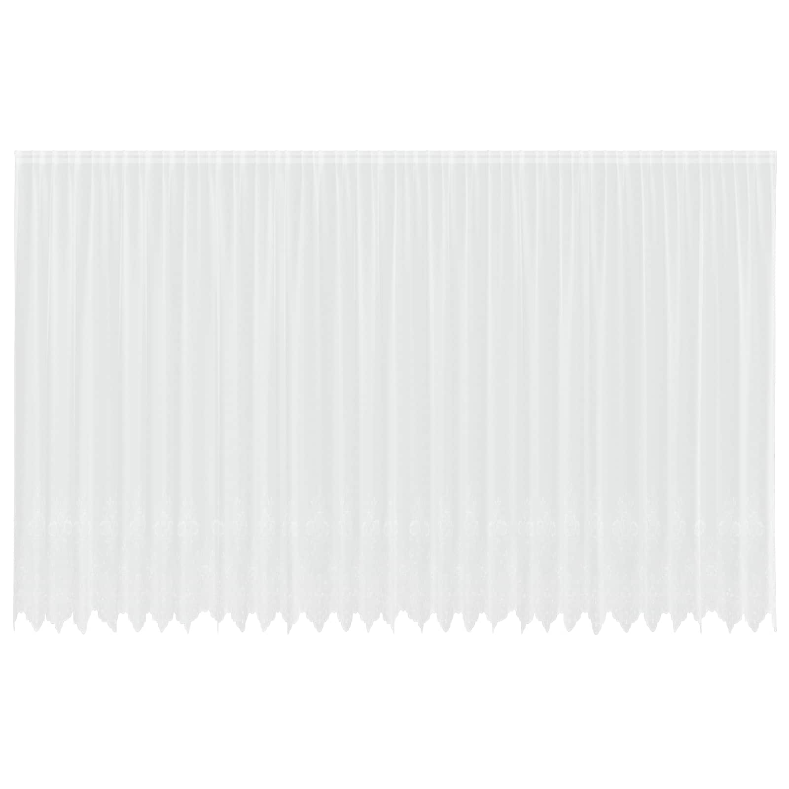 Tenda in Pizzo Bianco 260x750cm Poliestere