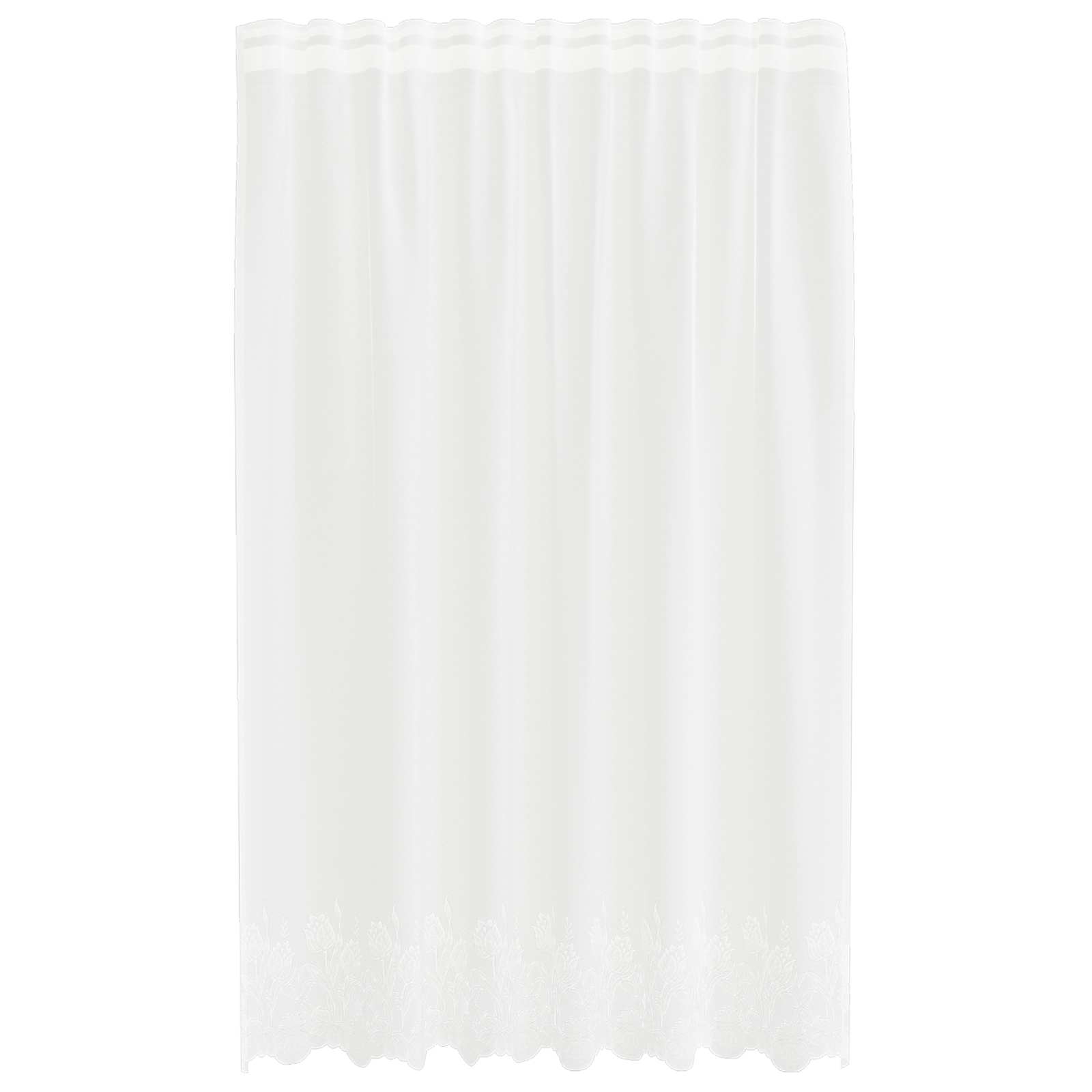 Tenda in Pizzo Bianco 240 x 150 cm Poliestere