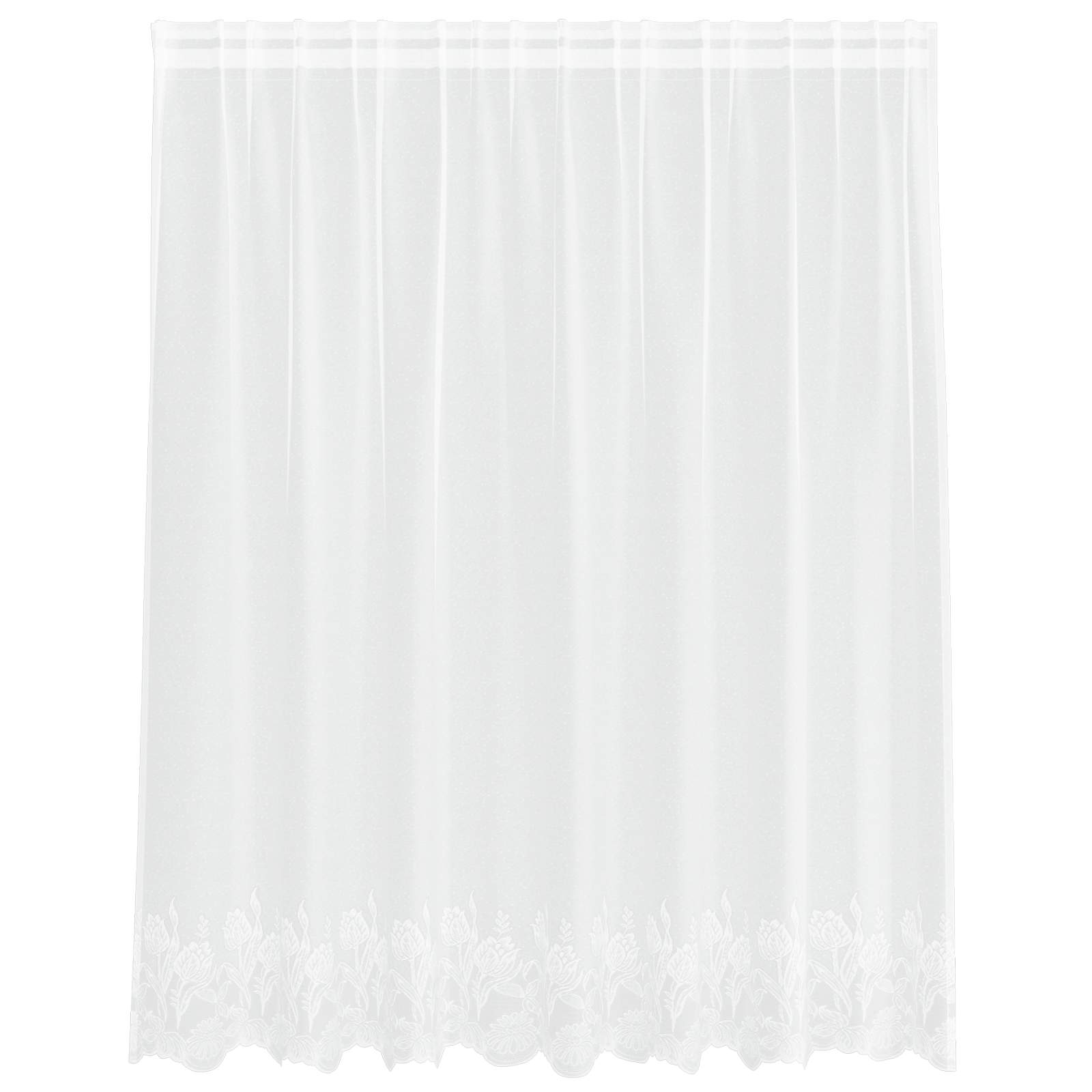 Tenda in Pizzo Bianco 140 x 200 cm Poliestere