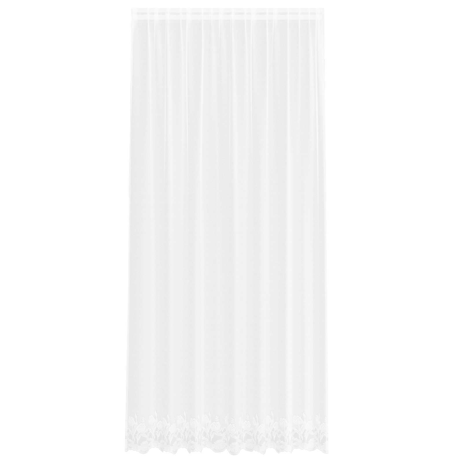 Tenda in Pizzo Bianco 280 x 200 cm Poliestere