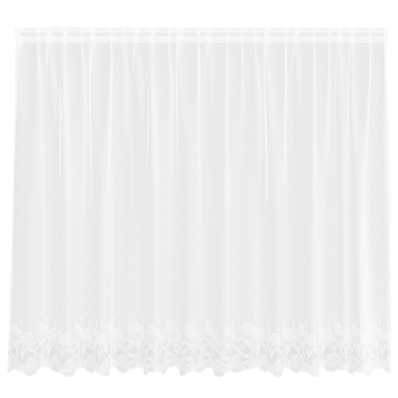 Tenda in Pizzo Bianco 180 x 300 cm Poliestere