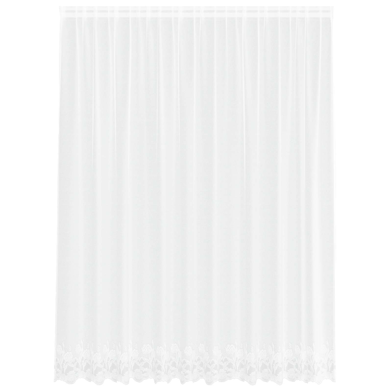 Tenda in Pizzo Bianco 220 x 300 cm Poliestere